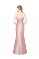 Long Sleeveless Stretch Satin Sweetheart A-Line Formal Evening Gown / Prom Dress / Bridesmaid Dress Newcastle