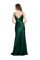 Long Sleeveless Stretch Satin Hunter Sheath Formal Evening Gown / Prom Dress / Bridesmaid Dress Newcastle