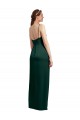 Long Sleeveless Stretch Satin Hunter Column Formal Evening Gown / Prom Dress / Bridesmaid Dress Newcastle