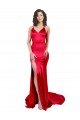 Long Sleeveless Stretch Satin Red Mermaid Formal Evening Gown / Prom Dress / Bridesmaid Dress Newcastle