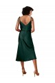 Midi Length Sleeveless Stretch Satin Hunter Sheath Black Tie Evening Gown / Prom Dress / Bridesmaid Dress Newcastle