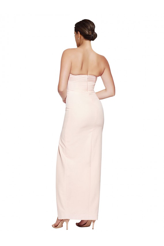 Long Sleeveless Stretch Satin Mermaid Formal Evening Gown / Prom Dress / Bridesmaid Dress Newcastle