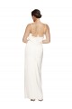 Long Sleeveless Stretch Satin Ivory Sheath Formal Evening Gown / Prom Dress / Bridesmaid Dress Newcastle