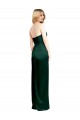 Long Sleeveless Stretch Satin Hunter A-Line Formal Evening Gown / Prom Dress / Bridesmaid Dress Newcastle