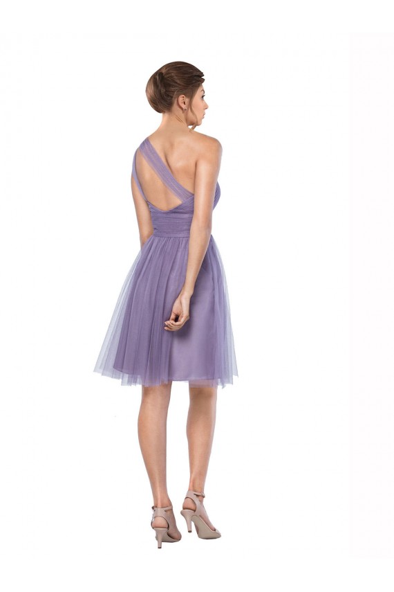 Long Sleeveless Tulle Watermelon A-Line Bridesmaid Dress Newcastle