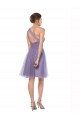 Long Sleeveless Tulle Watermelon A-Line Bridesmaid Dress Newcastle
