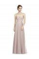 Long Sleeveless Tulle Vintage Rose A-Line Formal Dress / Bridesmaid Dress Newcastle