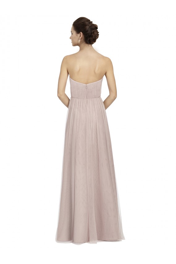Long Sleeveless Tulle Vintage Rose A-Line Formal Dress / Bridesmaid Dress Newcastle