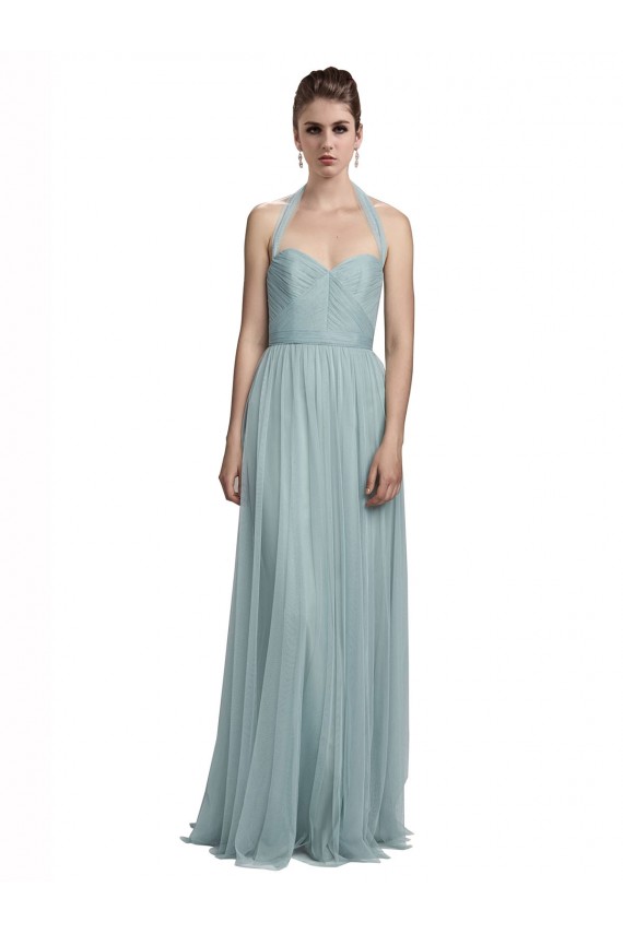 Long Sleeveless Tulle A-Line Bridal Party Dress / Evening Dress Newcastle