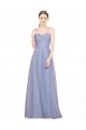 Long Sleeveless Tulle Light Sky Blue A-Line Formal Dress / Bridesmaid Dress Newcastle