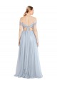 Long Sleeveless Tulle Light Sky Blue A-Line Evening Dress / Bridesmaid Dress Newcastle