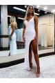 Long Sleeveless Velvet Sequin Sheath Prom Dress / Evening Dress Newcastle