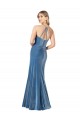 Long Sleeveless Stretch Velvet Black Spaghetti Straps Sheath Formal Evening Gown / Prom Dress / Bridesmaid Dress Newcastle