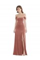 Long Sleeveless Stretch Velvet Cinnamon Rose A-Line Semi Formal Evening Dress / Prom Dress / Bridesmaid Dress Newcastle