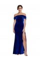 Long Sleeveless Stretch Velvet Royal Blue Mermaid Formal Evening Gown / Prom Dress / Bridesmaid Dress Newcastle
